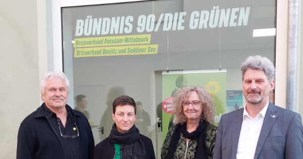 Feierliche Eröffnung des Grünen Büros Beelitz