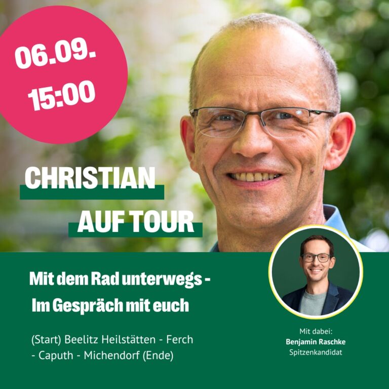 Christian Wessel auf Tour (Beelitz, Schwielowsee, Michendorf)