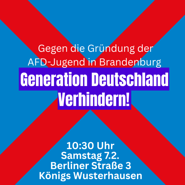 Demo in Königs Wusterhausen